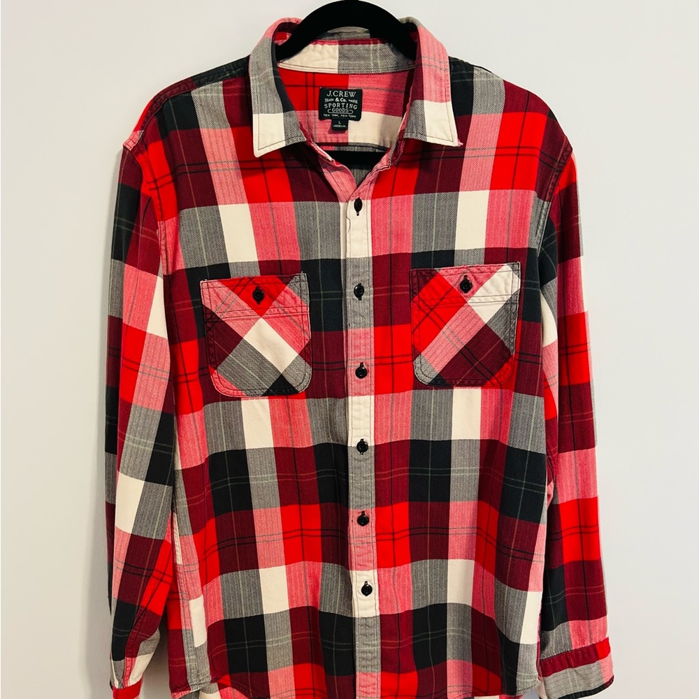 J.Crew Men’s Flannel Button Down Shirt